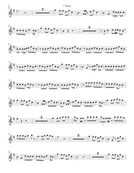 7 Years Clarinet Page 2