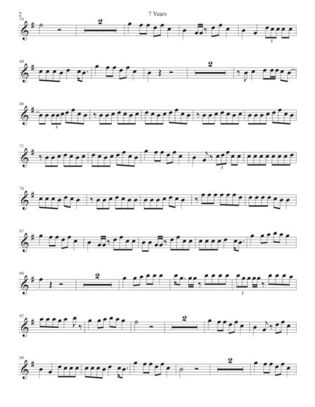 7 Years Tenor Sax Page 2