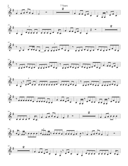 7 Years Trumpet Page 2