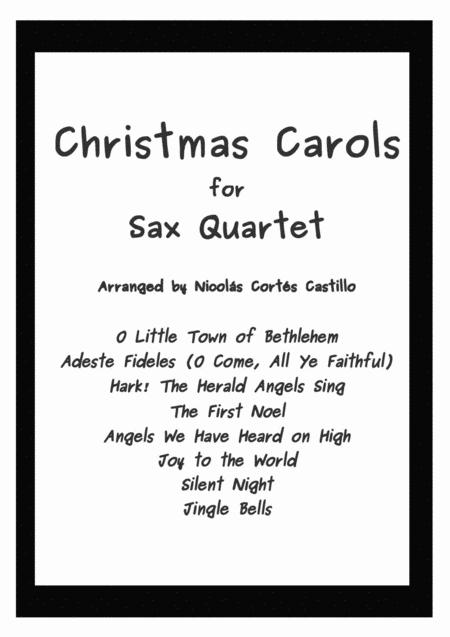 8 Christmas Carols For Sax Quartet Page 2