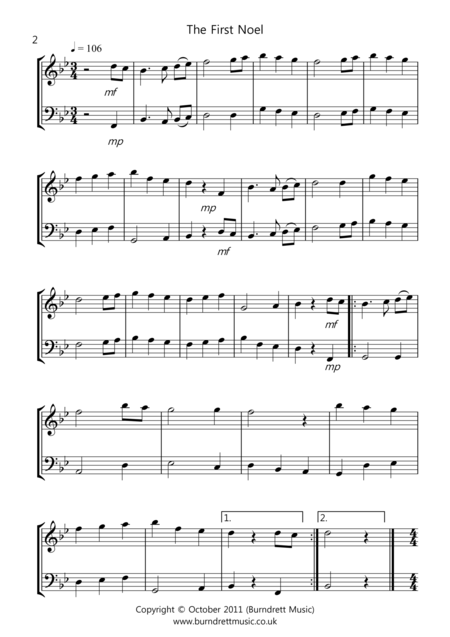8 Christmas Duets For Oboe And Bassoon Page 2