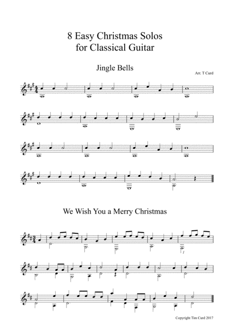 8 Easy Christmas Solos For Guitar Page 2