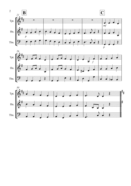 8 Easy Trios For Brass Page 2