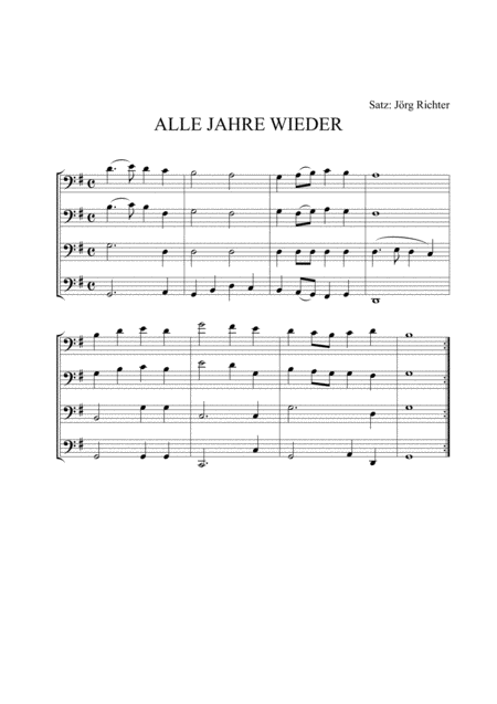 8 German Christmas Songs For Trombone Quartet Page 2