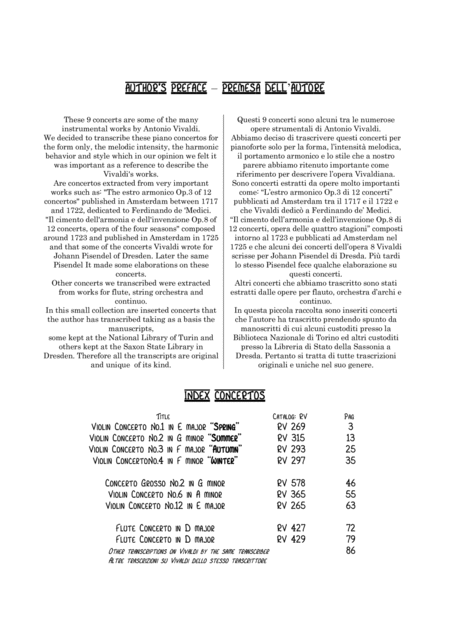 9 Vivaldis Concertos For Piano Solo Page 2