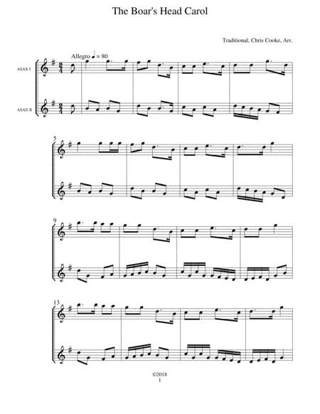 A Bakers Dozen 13 Secular Christmas Duets For Alto Sax Page 2