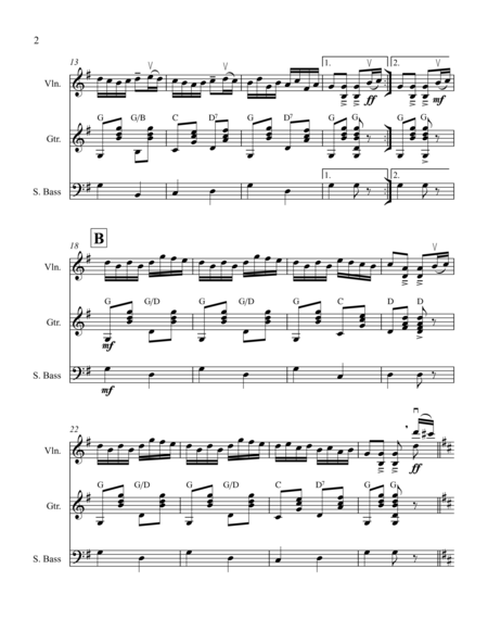 A Boston Fancy For Violin Guitar And String Bass Page 2