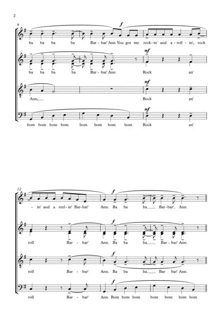 A Cappella Barbara Ann Page 2