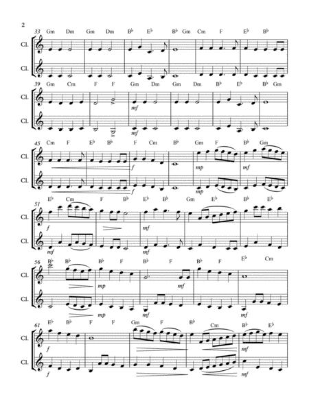 A Christmas Carol Collection For Two Bb Clarinets Page 2