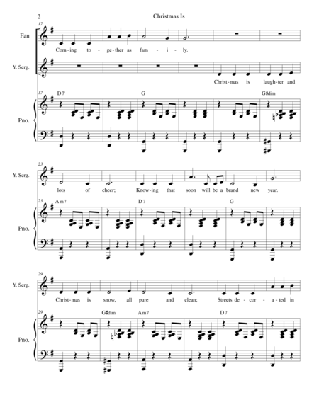 A Christmas Carol The Musical Piano Vocal Selections Page 2