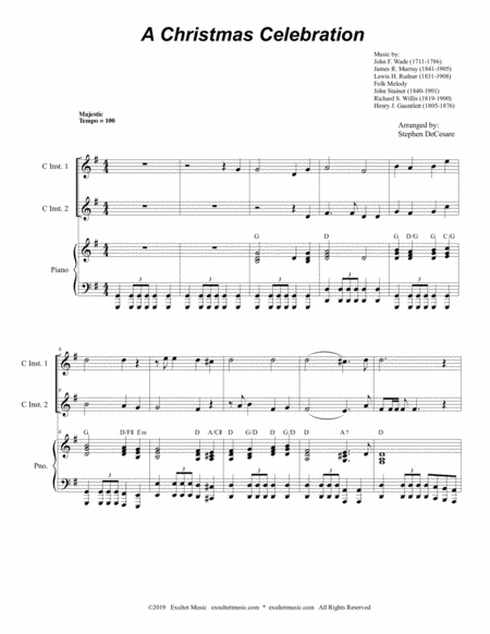 A Christmas Celebration Duet For C Instruments Page 2