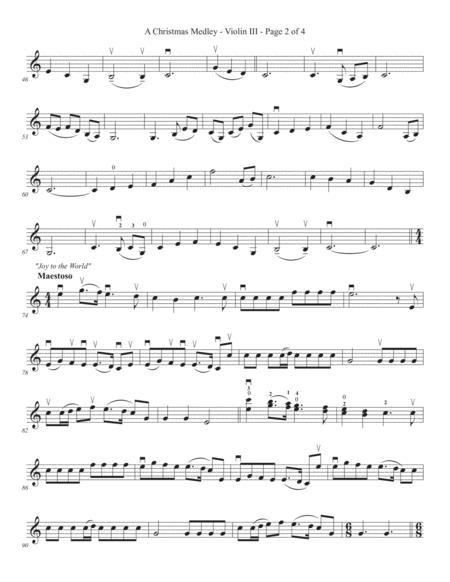 A Christmas Medley For 3 Violins Violin 3 Page 2