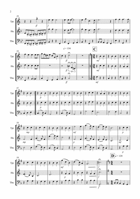 A Christmas Treat For Brass Trio Page 2