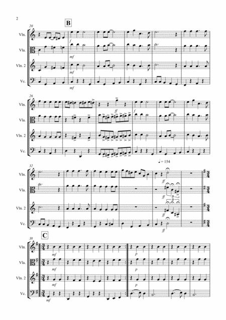 A Christmas Treat For String Trio Page 2