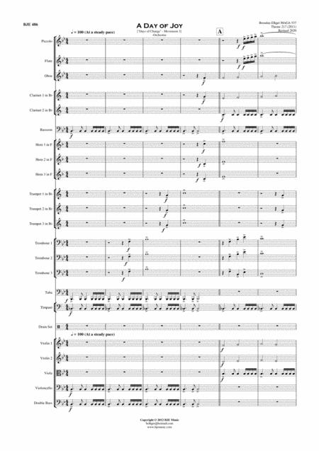 A Day Of Joy Days Of Change Mov 3 Orchestra Score And Parts Pdf Page 2