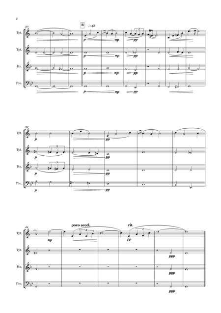 A Deserted Farm For Brass Quartet Page 2