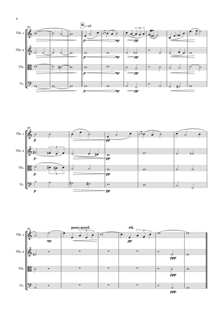 A Deserted Farm For String Quartet Page 2
