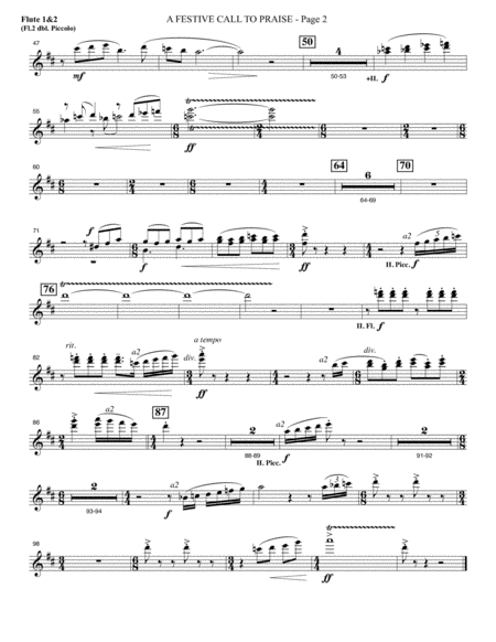 A Festive Call To Praise Flute 1 2 Page 2