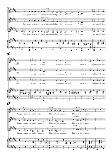 A Fine Romance 6 Part Choir Page 2