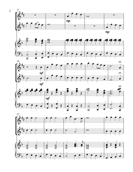 A Fun Christmas Medley Treble Eb Instrument Duet Page 2