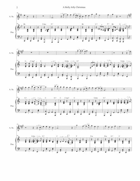 A Holly Jolly Christmas Alto Saxophone And Piano Page 2