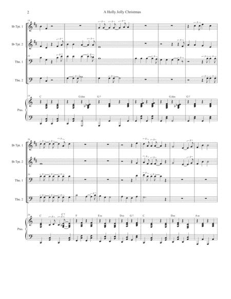 A Holly Jolly Christmas Brass Quartet And Piano Alternate Version Page 2