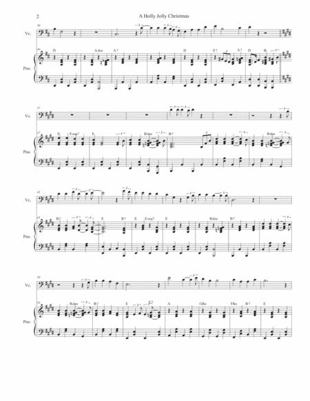 A Holly Jolly Christmas Cello Solo And Piano Page 2