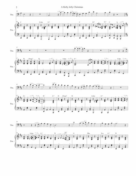 A Holly Jolly Christmas Trombone Solo And Piano Page 2