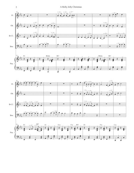 A Holly Jolly Christmas Woodwind Quartet And Piano Page 2