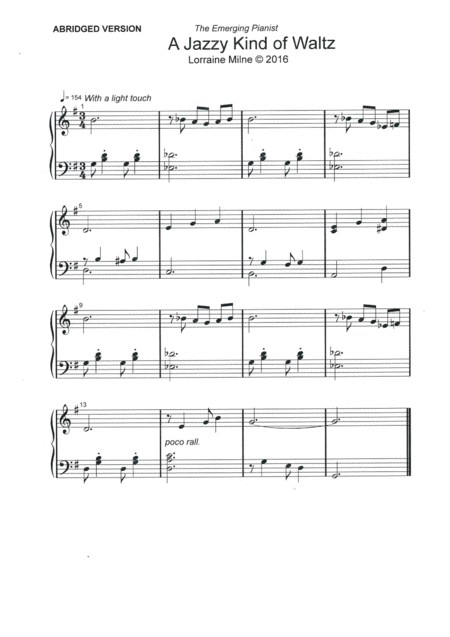 A Jazzy Kind Of Waltz Page 2