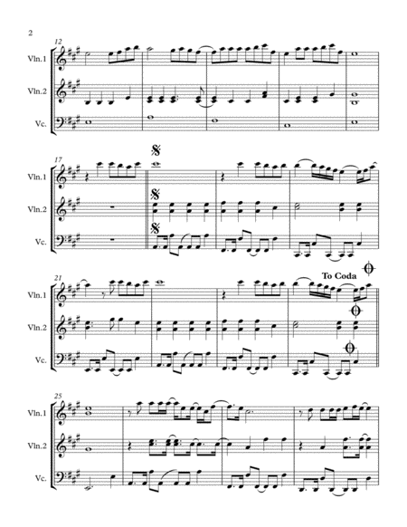 A Love Until The End Of Time For Brass Quartet And Piano Alternate Version Page 2