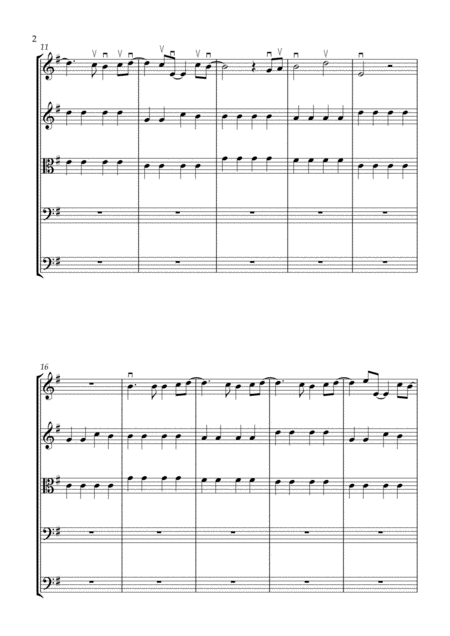 A Million Dreams For Beginner String Orchestra Score And Parts Page 2