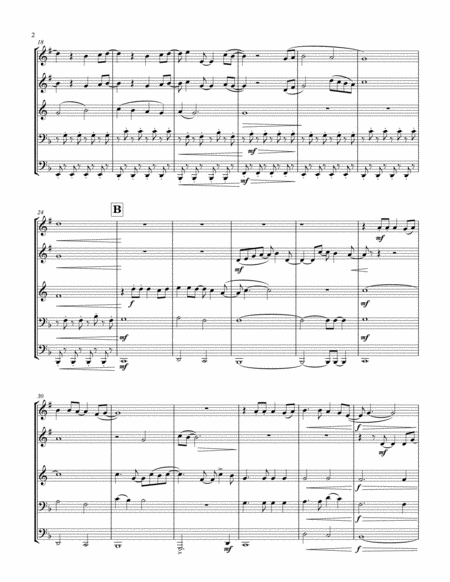 A Million Dreams For Brass Quintet Page 2