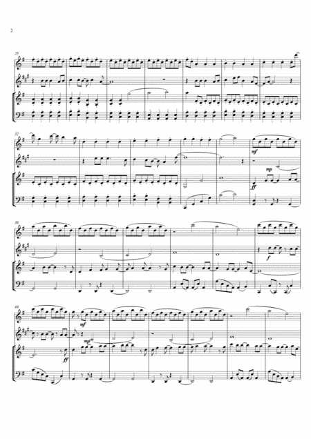 A Million Dreams For Flute Trumpet Violin And Cello Page 2