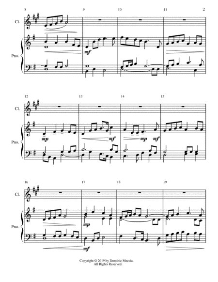 A Moms Gift A Clarinet And Piano Duet Page 2