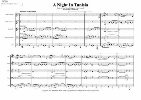 A Night In Tunisia For Brass Quintet Page 2