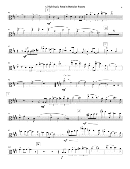 A Nightingale Sang In Berkeley Square Viola 1 Page 2