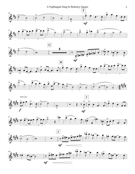 A Nightingale Sang In Berkeley Square Violin 2 Page 2