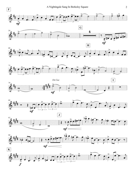 A Nightingale Sang In Berkeley Square Violin 3 Page 2