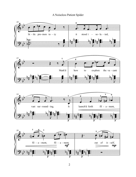 A Noiseless Patient Spider Page 2