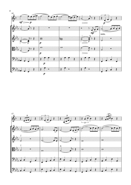 A Petrov Melody For Trumpet And String Orchestra Score And Parts Page 2