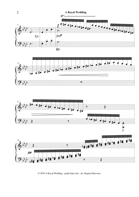 A Royal Wedding Pedal Harp Solo Page 2