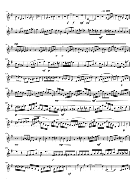 A Solo For Flute Page 2