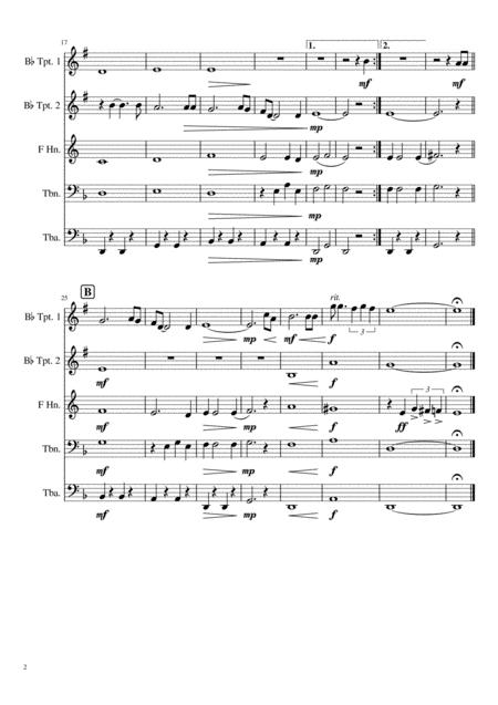 A Taste Of Honey Bobby Scott Ric Marlow Brass Quintet Page 2