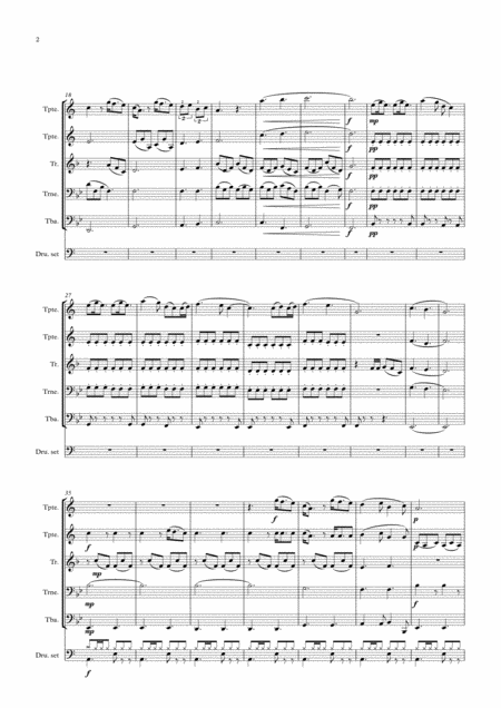 A Thousand Years Brass Quintet Page 2