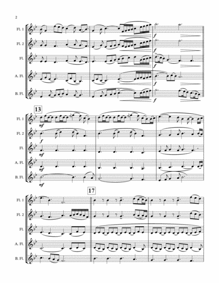 A Thousand Years For Flute Ensemble Page 2