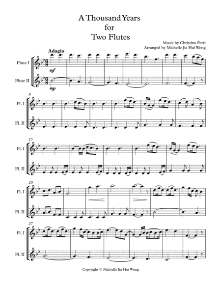 A Thousand Years For Two Flutes Page 2