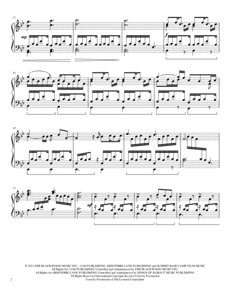 A Thousand Years Mypianomind Piano Arrangement Page 2