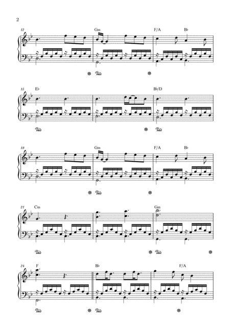 A Thousand Years Piano Solo Intermediate Advanced Page 2