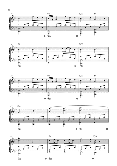 A Thousand Years Piano Solo Intermediate Page 2